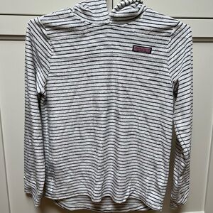Girls Vineyard Vines Size XL (16) Hooded Pullover-Velour Type Fabric EUC